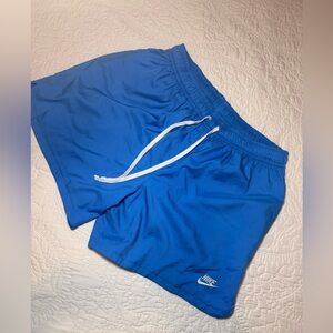 Nike Bright Blue Mesh Athletic Shorts